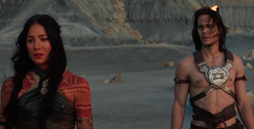 Taylor Kitsch and Lynn_Collins in John Carter movie image